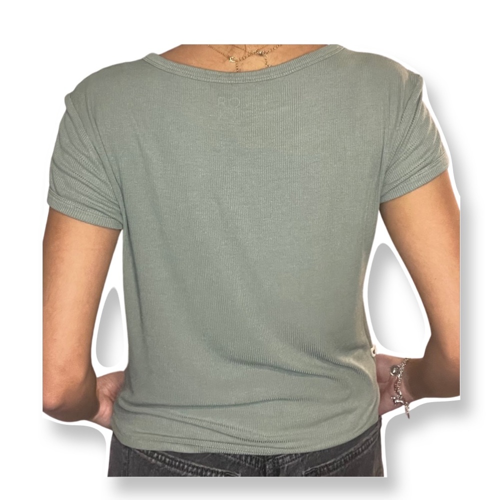 Roxy Ribbed Tee - Picture 2 of 4